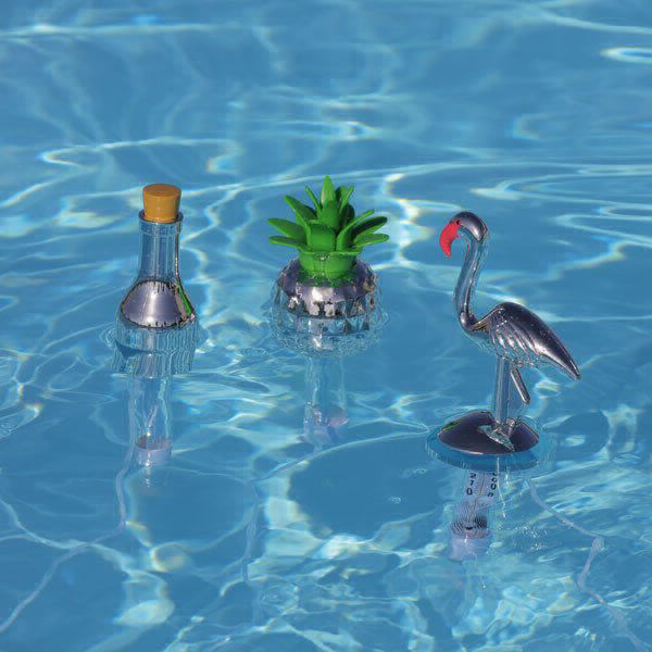 Thermometre flottant piscine Silver